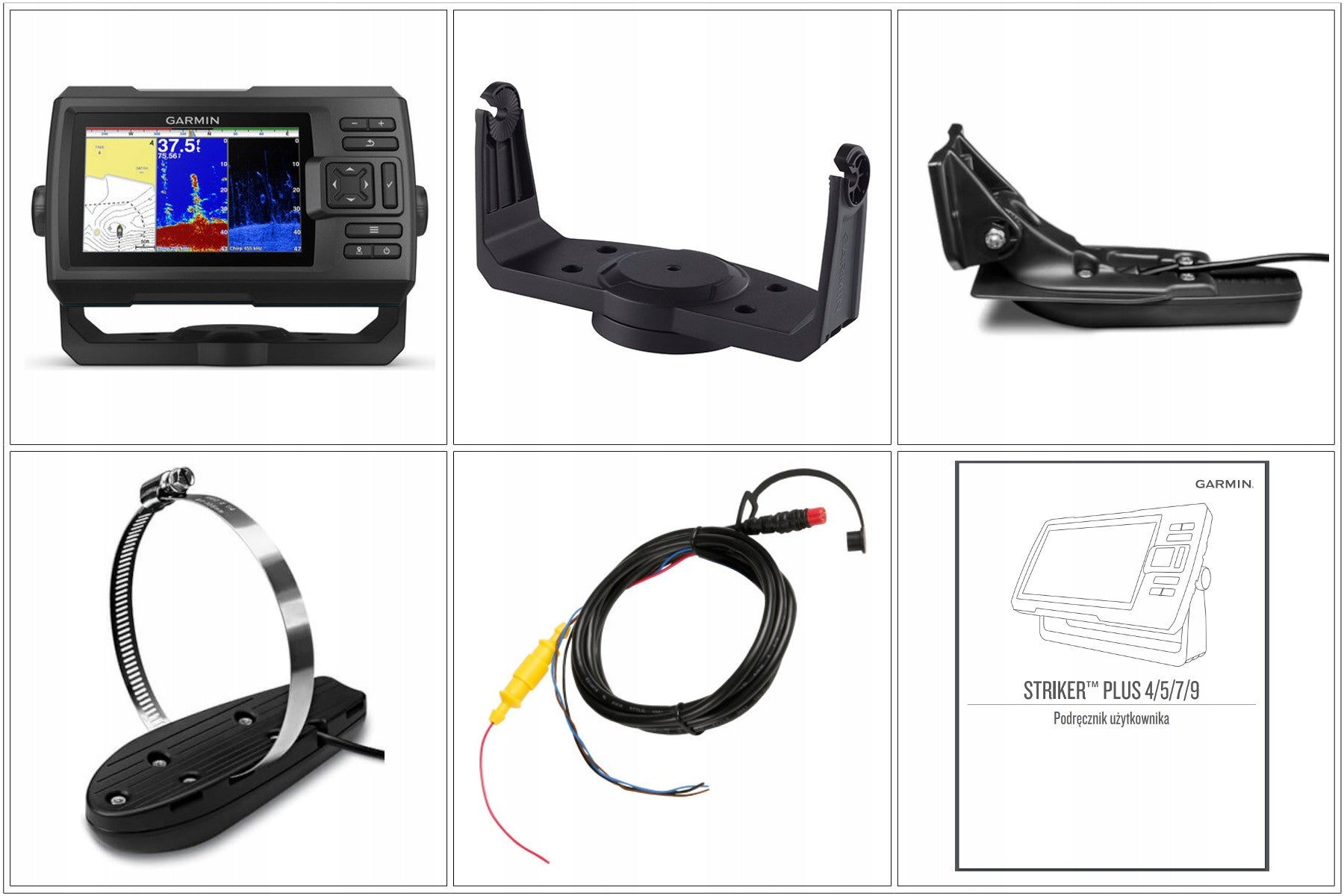 Garmin Striker Vivid 5cv Fishfinder with GT20-TM Transducer Manufacturer code 010-02551-01