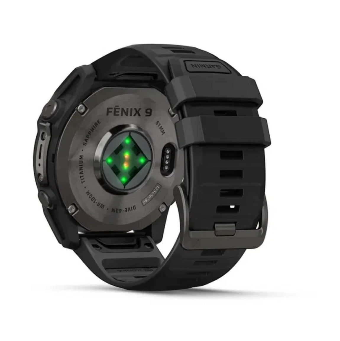 Garmin fenix 9 51 mm Titanium Carbon Gray DLC Coating with Black 51mm Strap Packaging status original