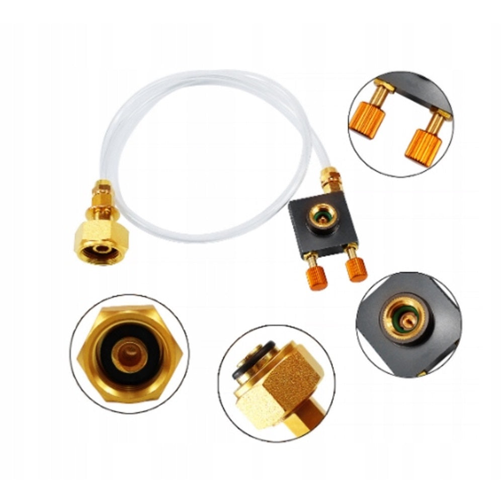 Gas SET Hose for FILLING TOURIST CYLINDER REDUCTION for pouring Manufacturer code 4058525429123