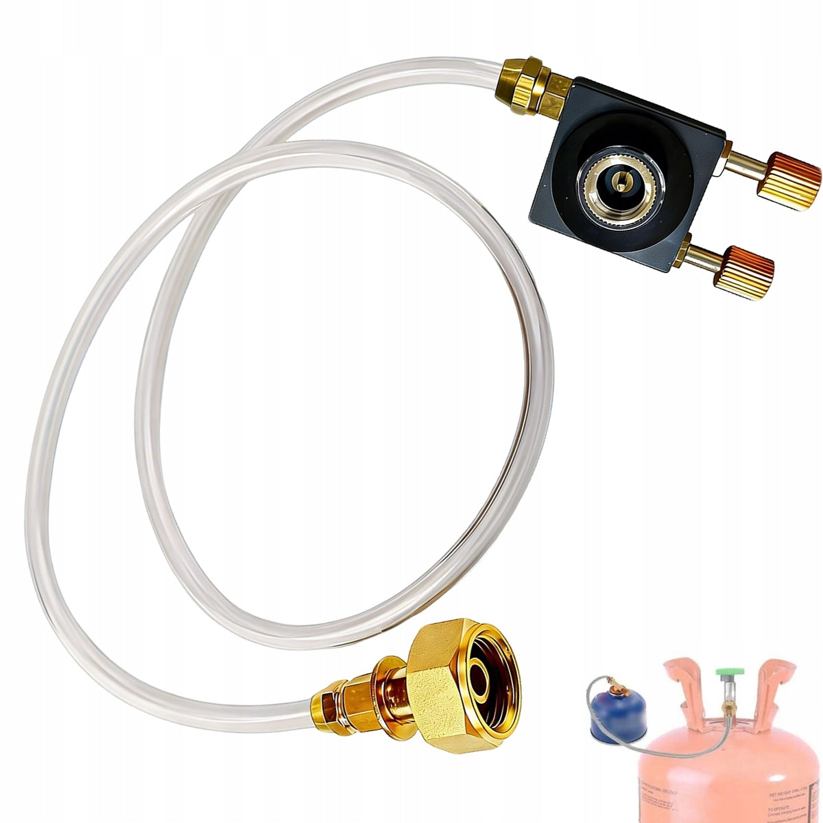 Gas SET Hose for FILLING TOURIST CYLINDER REDUCTION for pouring