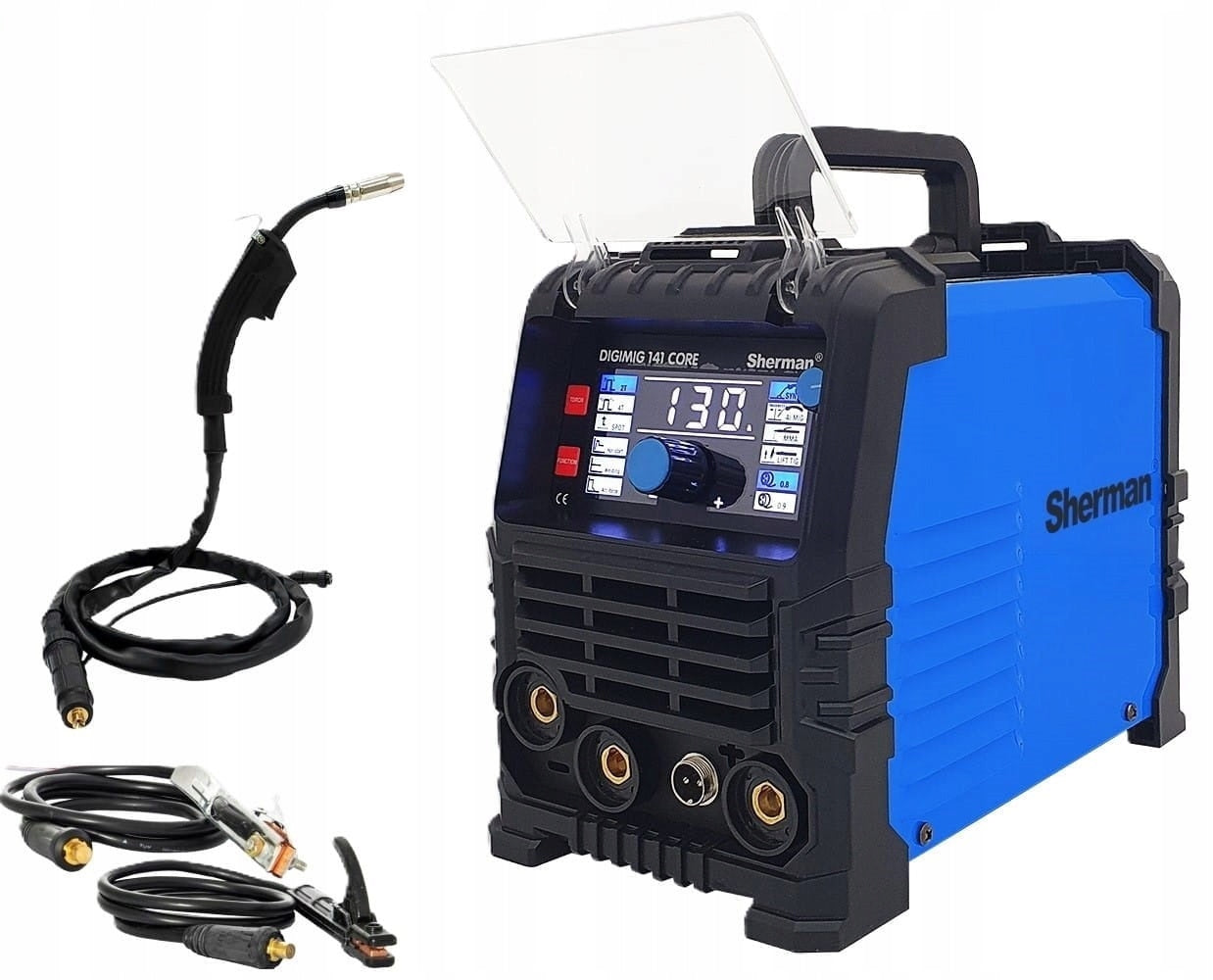 Gas-free 3in1 Sherman Digimig 141 Core MIG TIG MMA