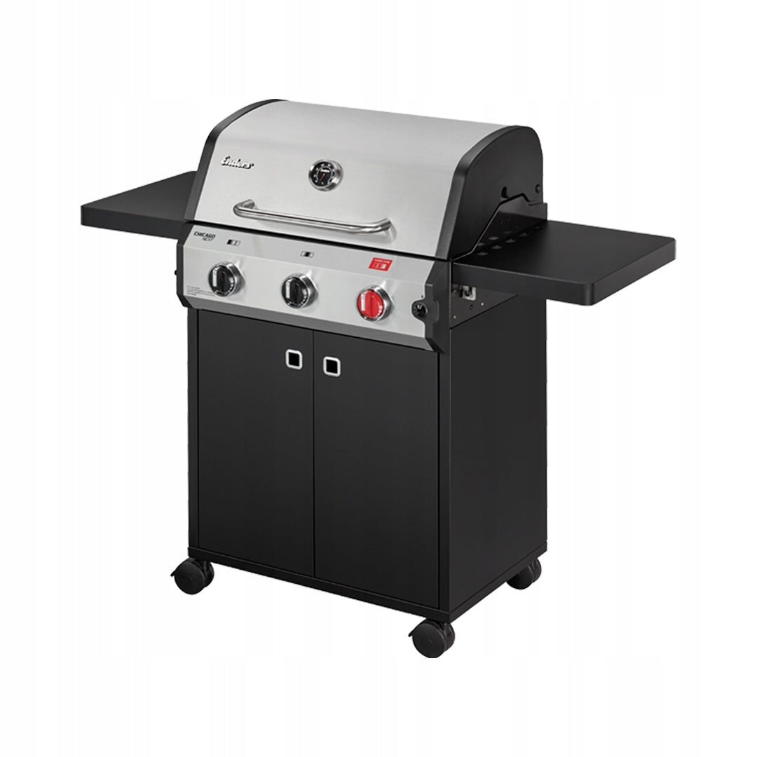 Gas grill Enders Chicago Next 3 R Turbo 3 burners cast iron grate, FREEBIES Brand Enders