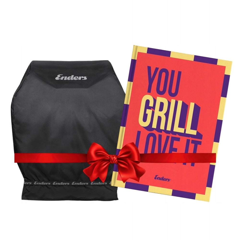 Gas grill Enders Chicago Next 3 R Turbo 3 burners cast iron grate, FREEBIES Packaging status original