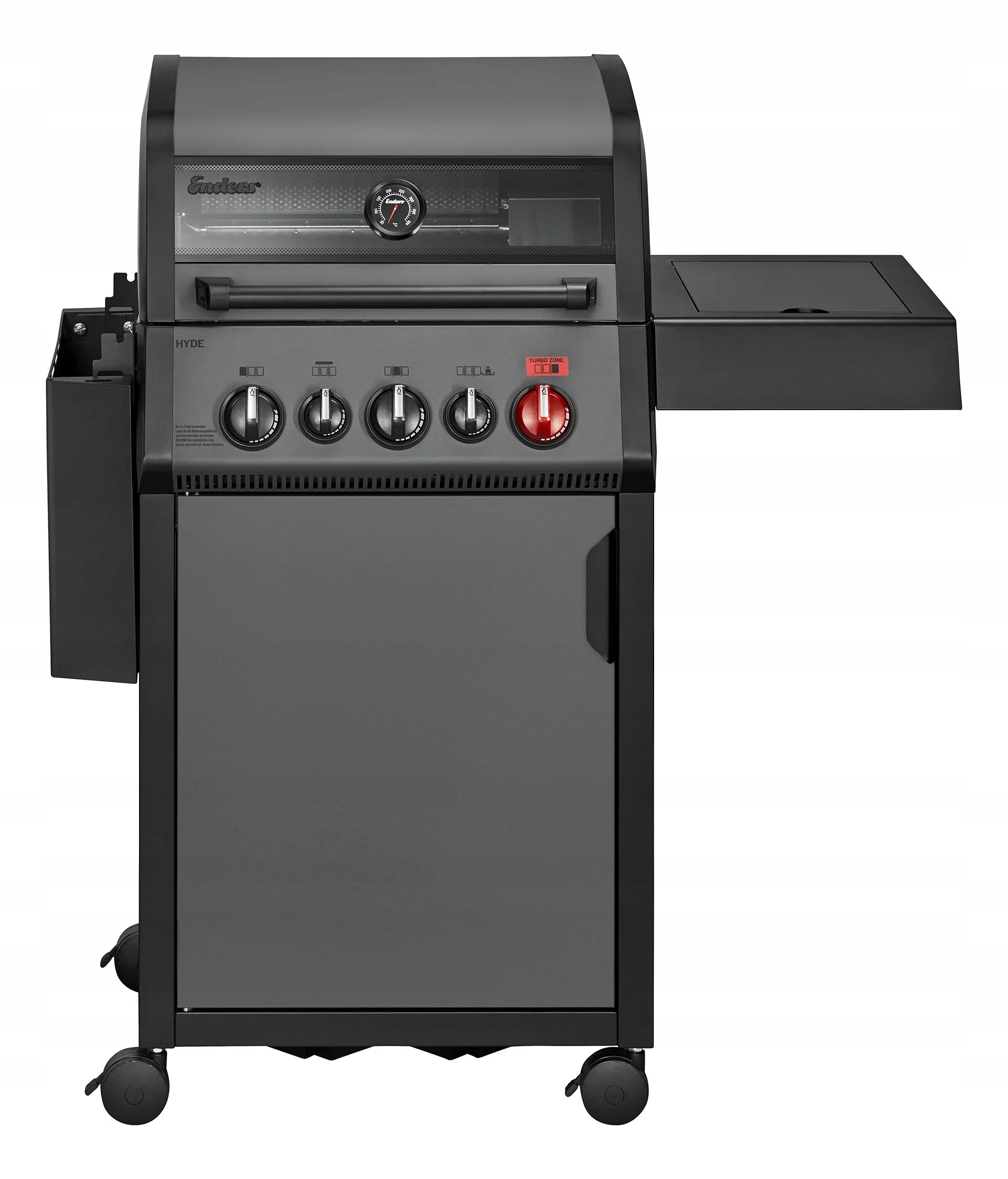 Gas grill Enders Hyde 3 SIKR Turbo 3 burners, side cooker, FREEBIES Brand Enders