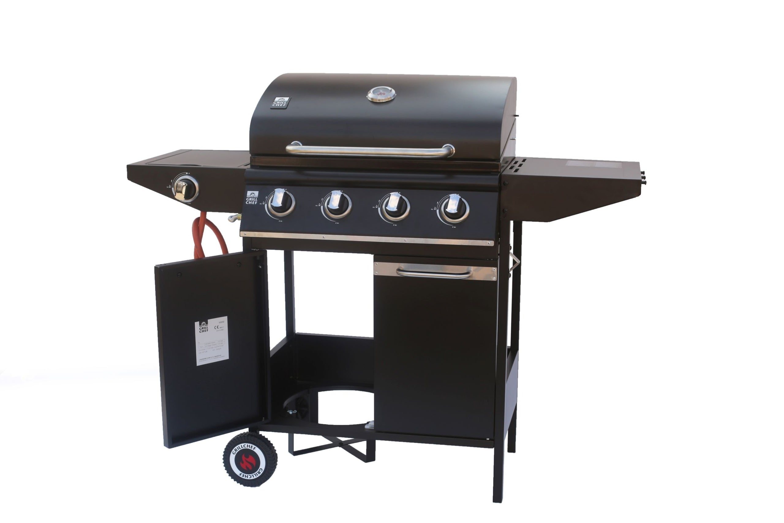 Gas grill trolley 4.1 14,8 kW with cast iron grate 12249 Brand Landmann