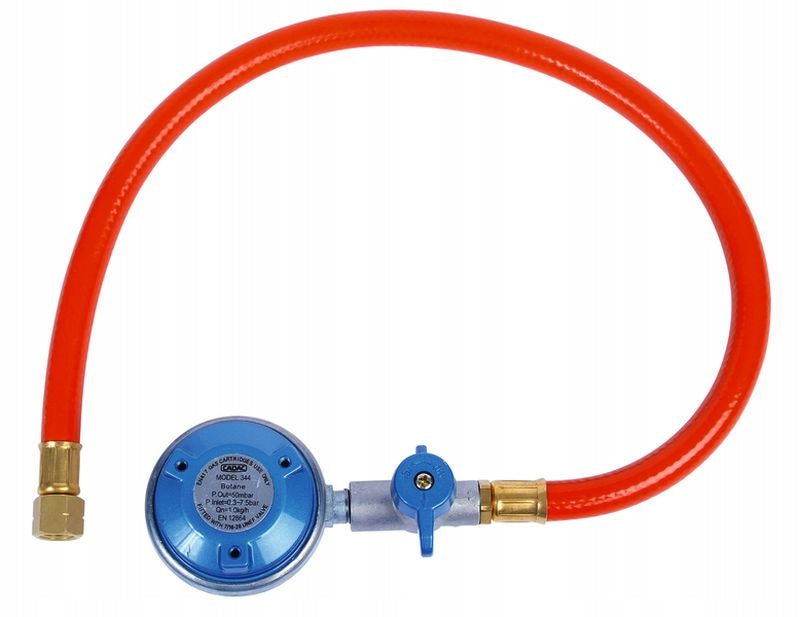 Gas reducer with hose 30 mbar 1/4`` 100 cm - Cadac