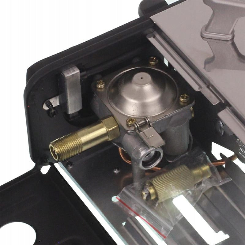 Gas tourist stove for gas cartridge or cylinder up to 3 kg - two burners Manufacturer code GMPKG2857