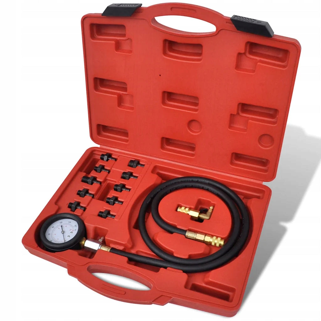 Gasoline and oil drive compression pressure tester