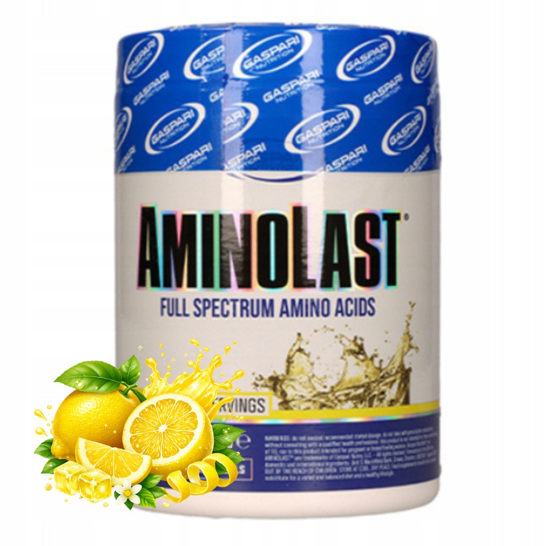 Gaspari Nutrition AminoLast 390 g lemon flavour amino acids regeneration BCA