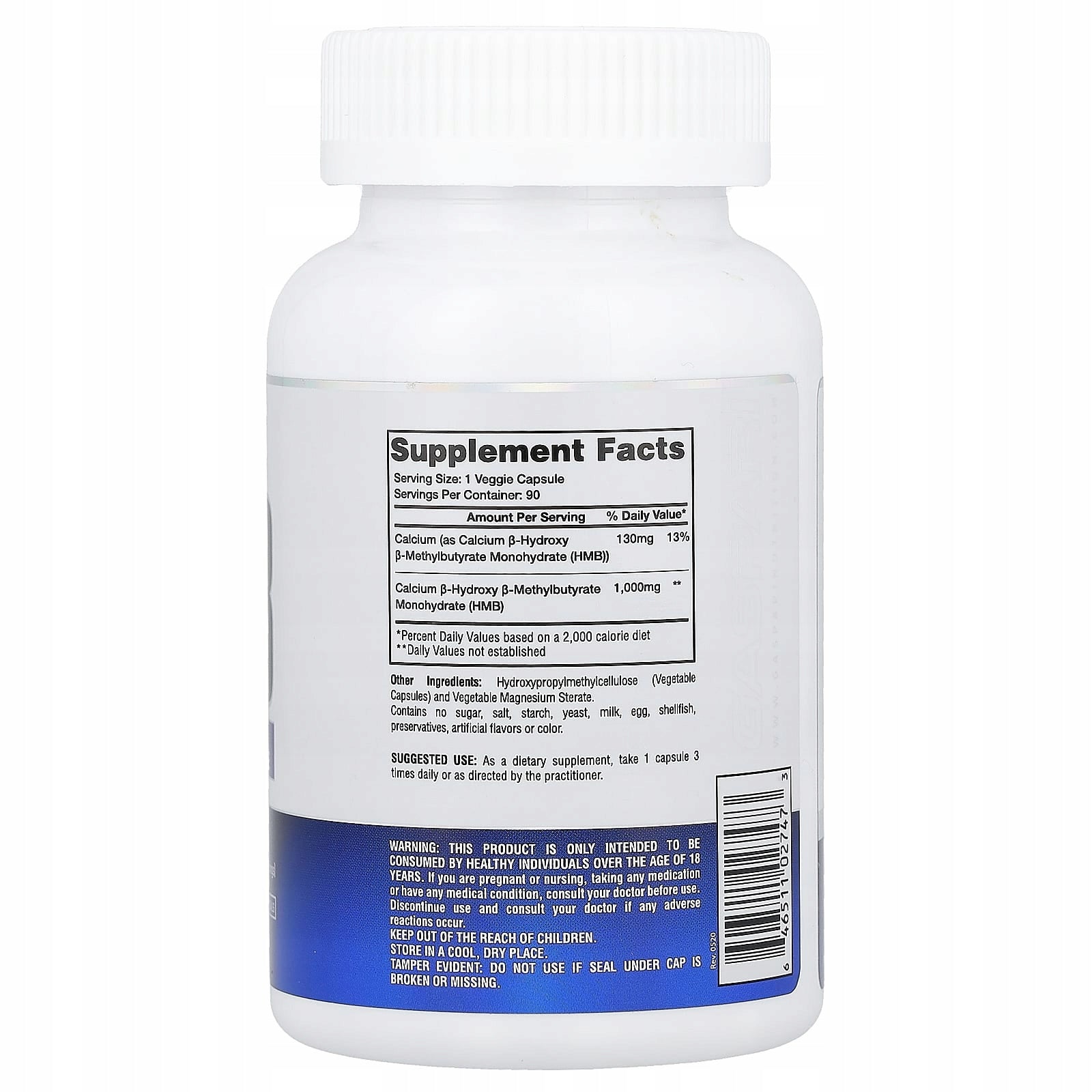 Gaspari Nutrition, HMB, 90 capsules Expiration date at least 3 months from the date of purchase