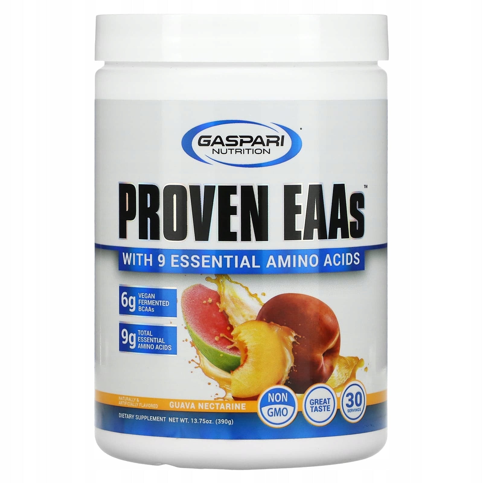 Gaspari Nutrition, Proven EAA with 9 essential amino acids, guava-necta