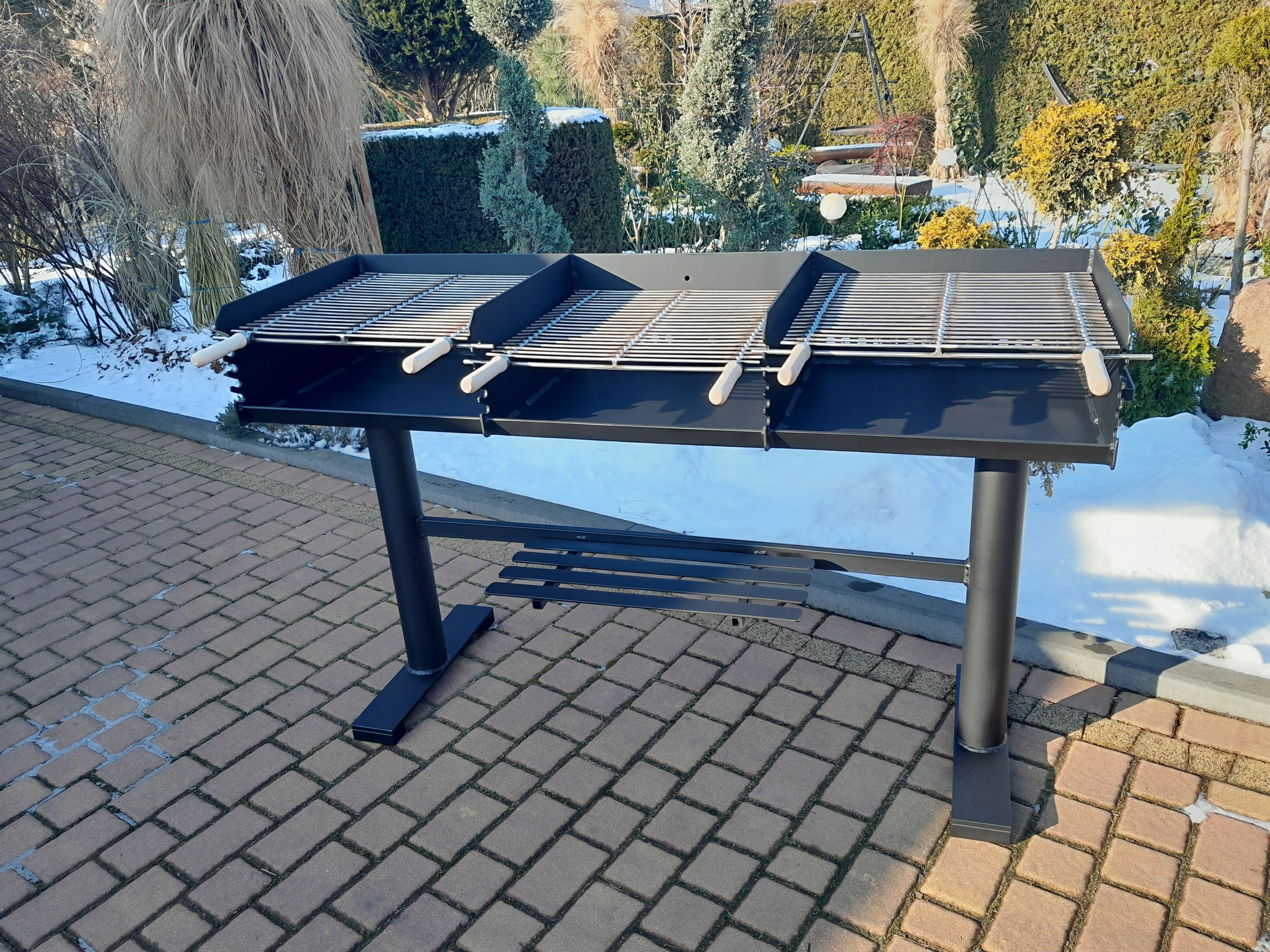 Gastronomic catering grill THREE-CHAMBER! Manufacturer Industrial grill