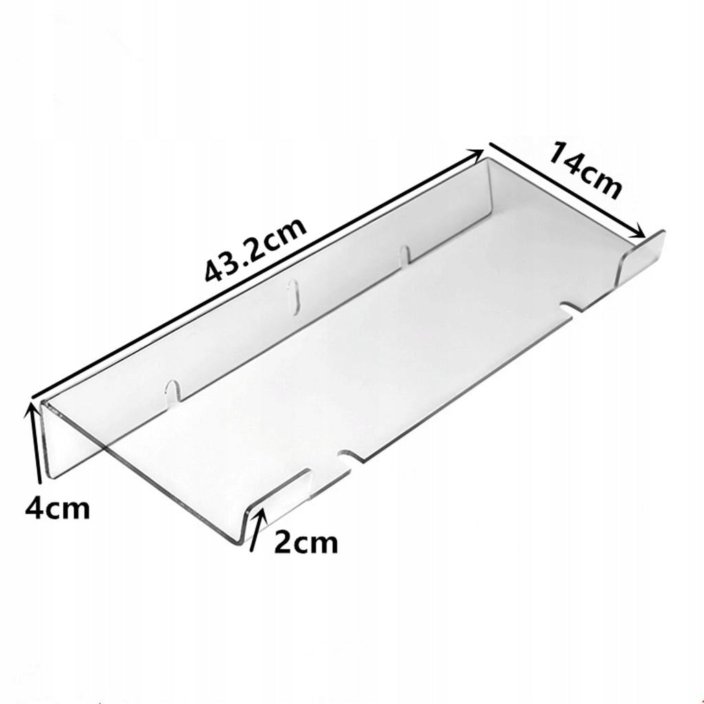 Gazechimp Acrylic Computer Tilted Keyboard Riser Holder for Desktop Interface other