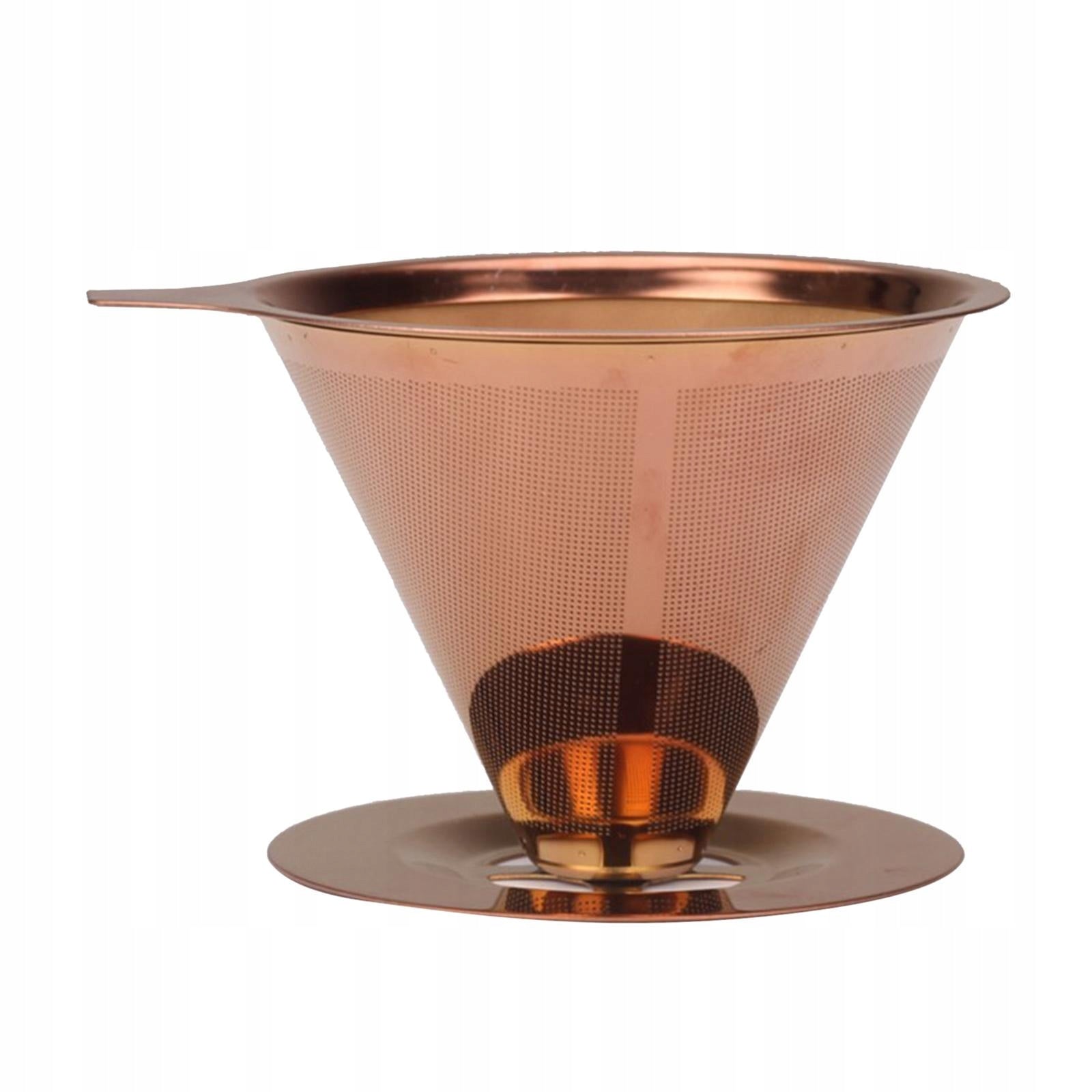 Gazechimp Pour Over Coffee Dripper Funnel with Cup Stand Cone Washable for
