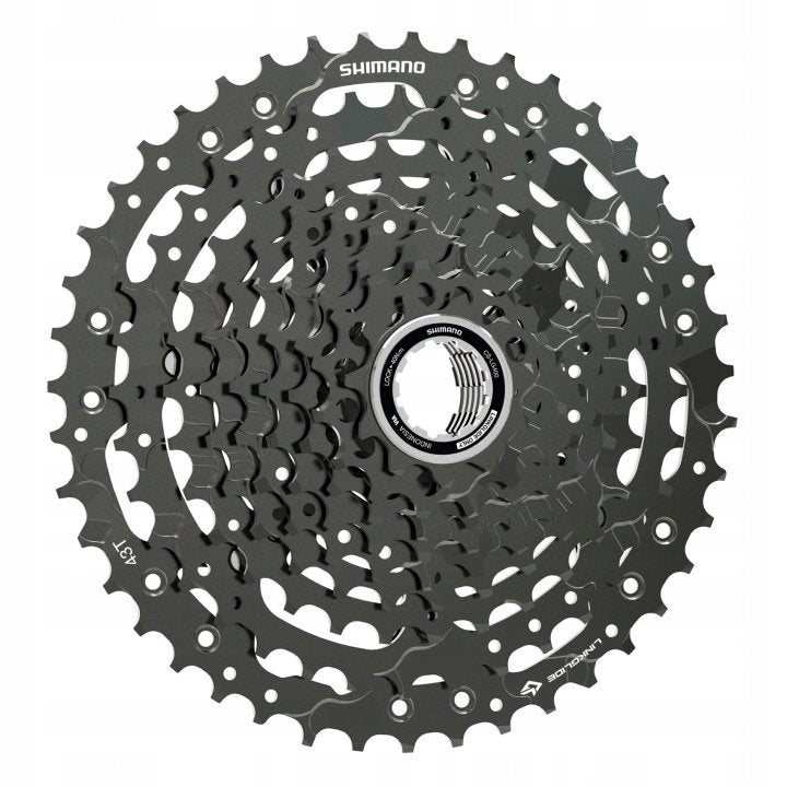 Gear cassette SHIMANO CUES CS-LG400 OEM LinkGlide 10rz. 11-43T Manufacturer code ECSLG40010143