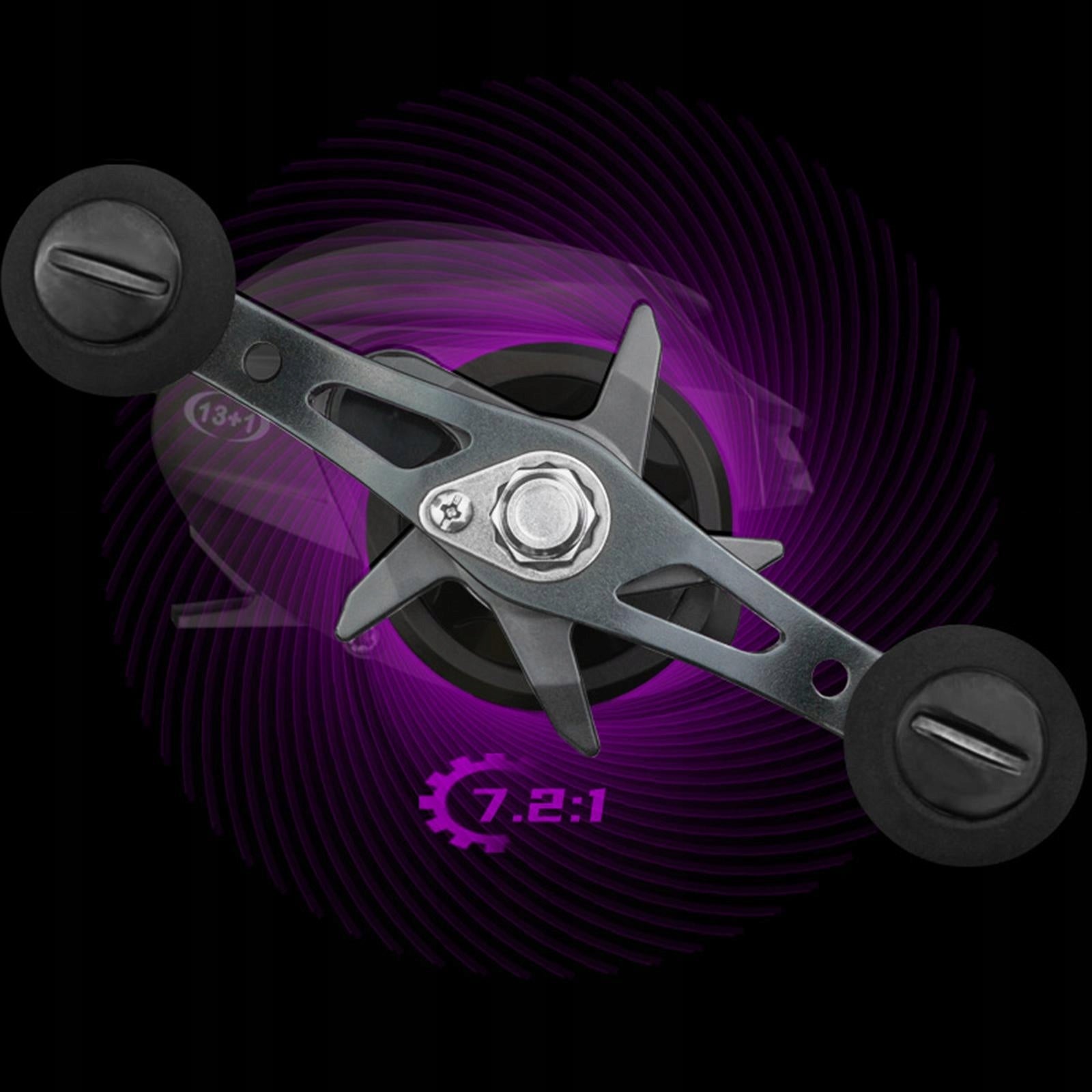 Gear ratio 7,2:1 High gear ratio Baitcaster Right handed cai Brand no brand