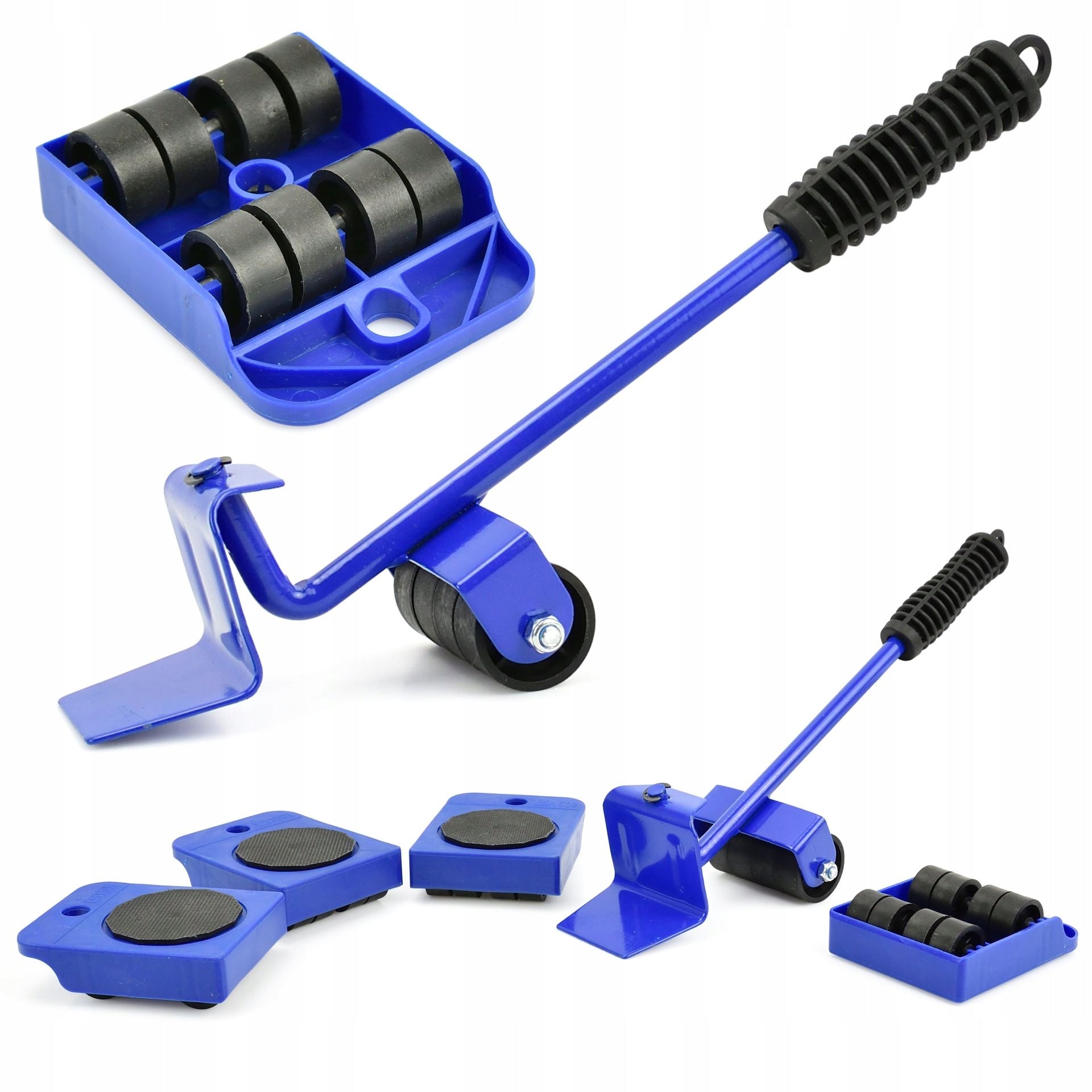 Geko FURNITURE TRANSPORT ROLLER SET 150 KG 5 ELEMENTS