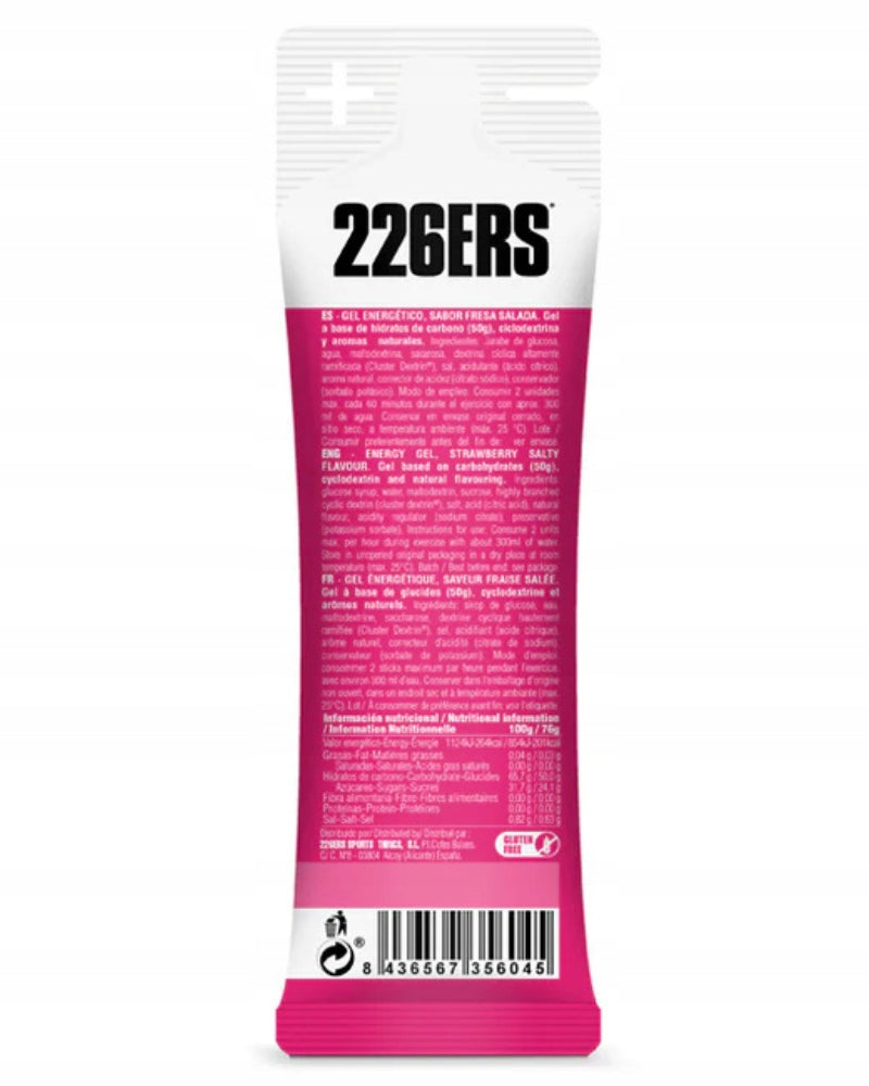 Gél 226ERS High Energy Gel - salty strawberry Packaging status original