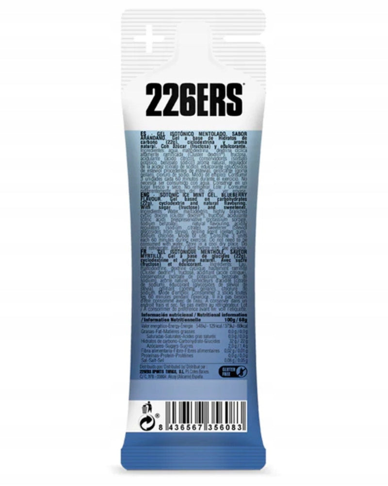 Gél 226ERS Isotonic Ice Gel - mint & blueberry Packaging status original