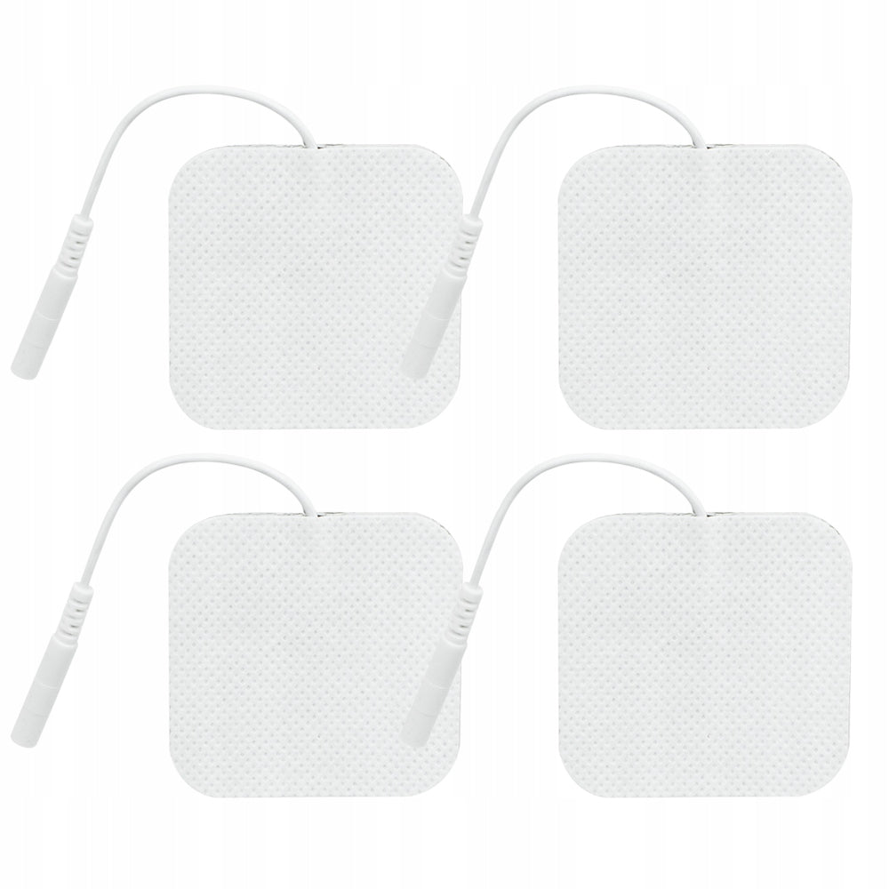 Gel electrodes TENS EMS 5x5 cm pads for electrostimulator 4 pcs Brand no brand