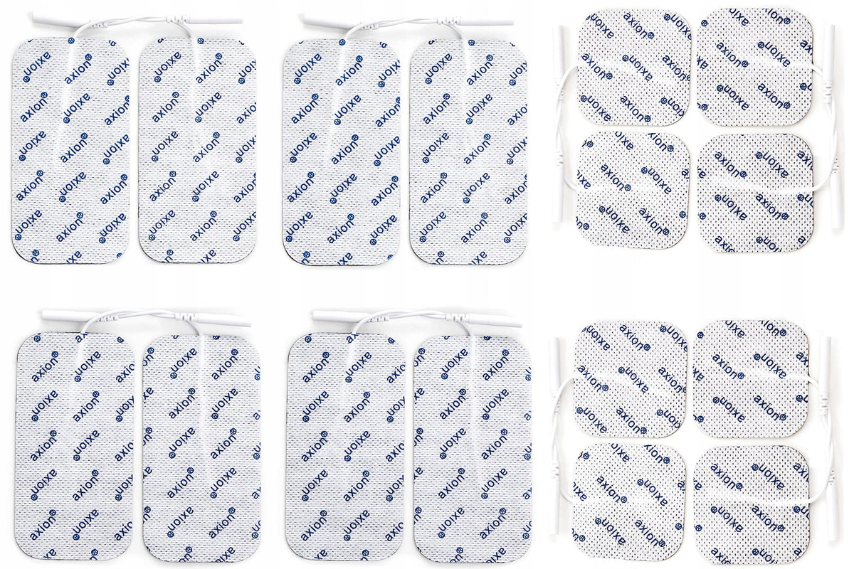Gel electrodes tens ems self-adhesive 2mm set 16 pcs XXL 5x 5cm 10x5cm Packaging status original