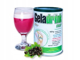 Geladrink Fast Powder - 420 g Blackcurrant
