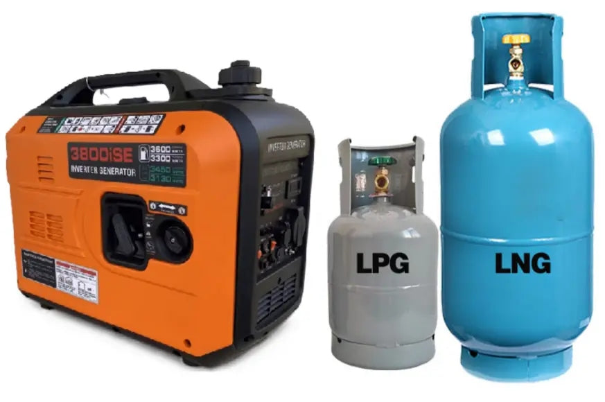 Generator set 3,6kW |pure sine wave |gasoline+LPG|NTE.Solar 3800iSE Packaging status original
