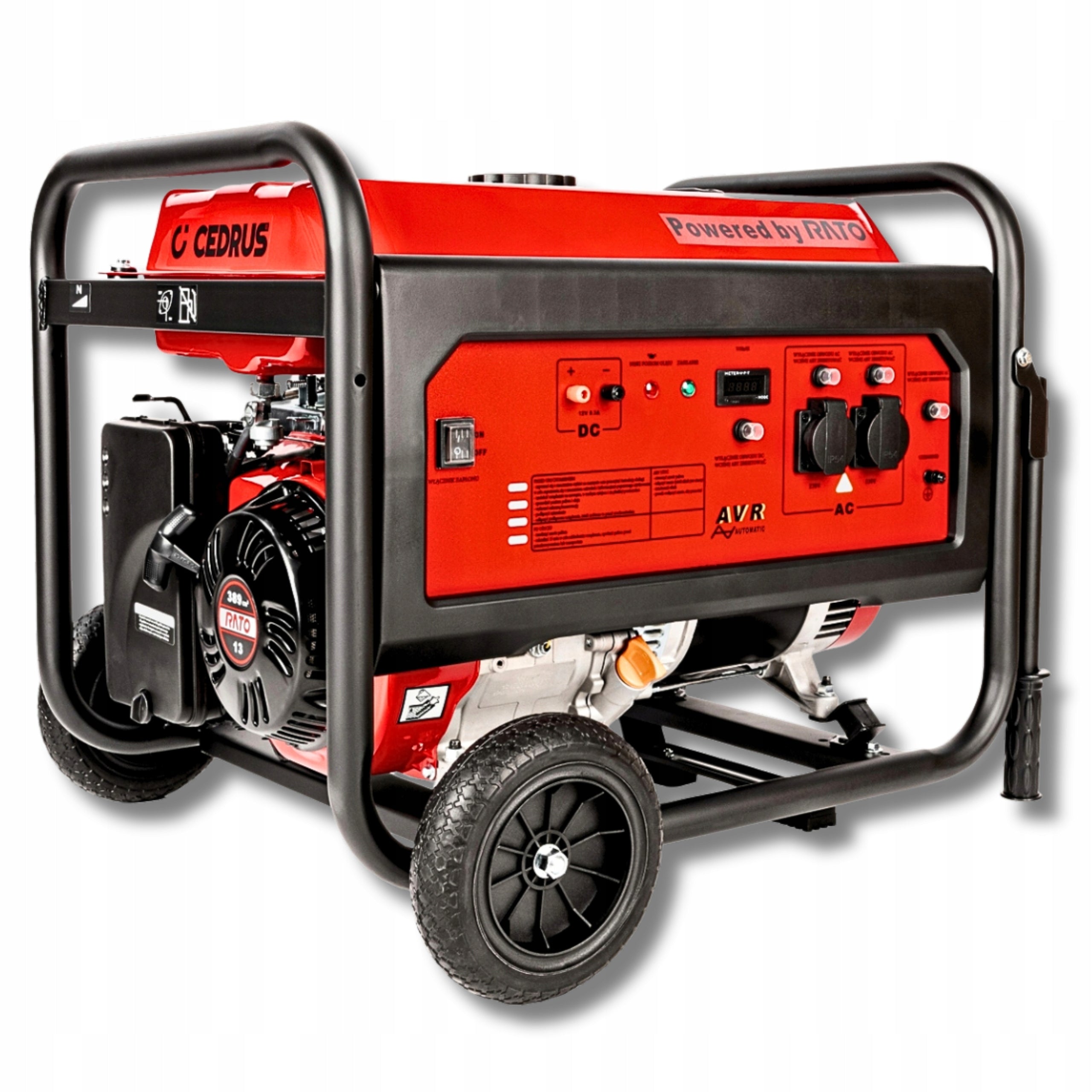 Generator set 5.5kW CEDRUS AG5-1F Single-phase AVR 4x FREEBIE Brand Cedrus