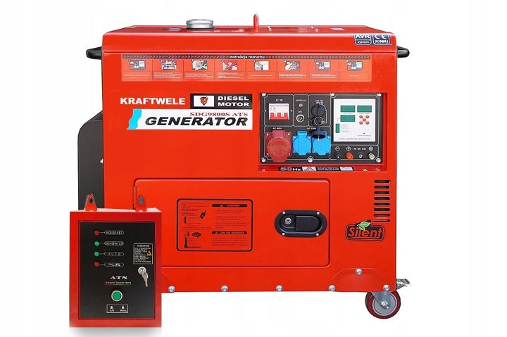 Generator set 9,8 KW Diesel Silent DT Freebie exhaust pipe Manufacturer code SDG9800S 3F DT
