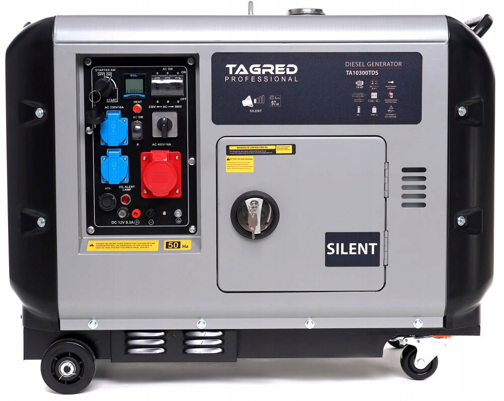 Generator set Diesel TAGRED 10300W 230/400V 14HP AVR Silenced Manufacturer code TA10300TDS
