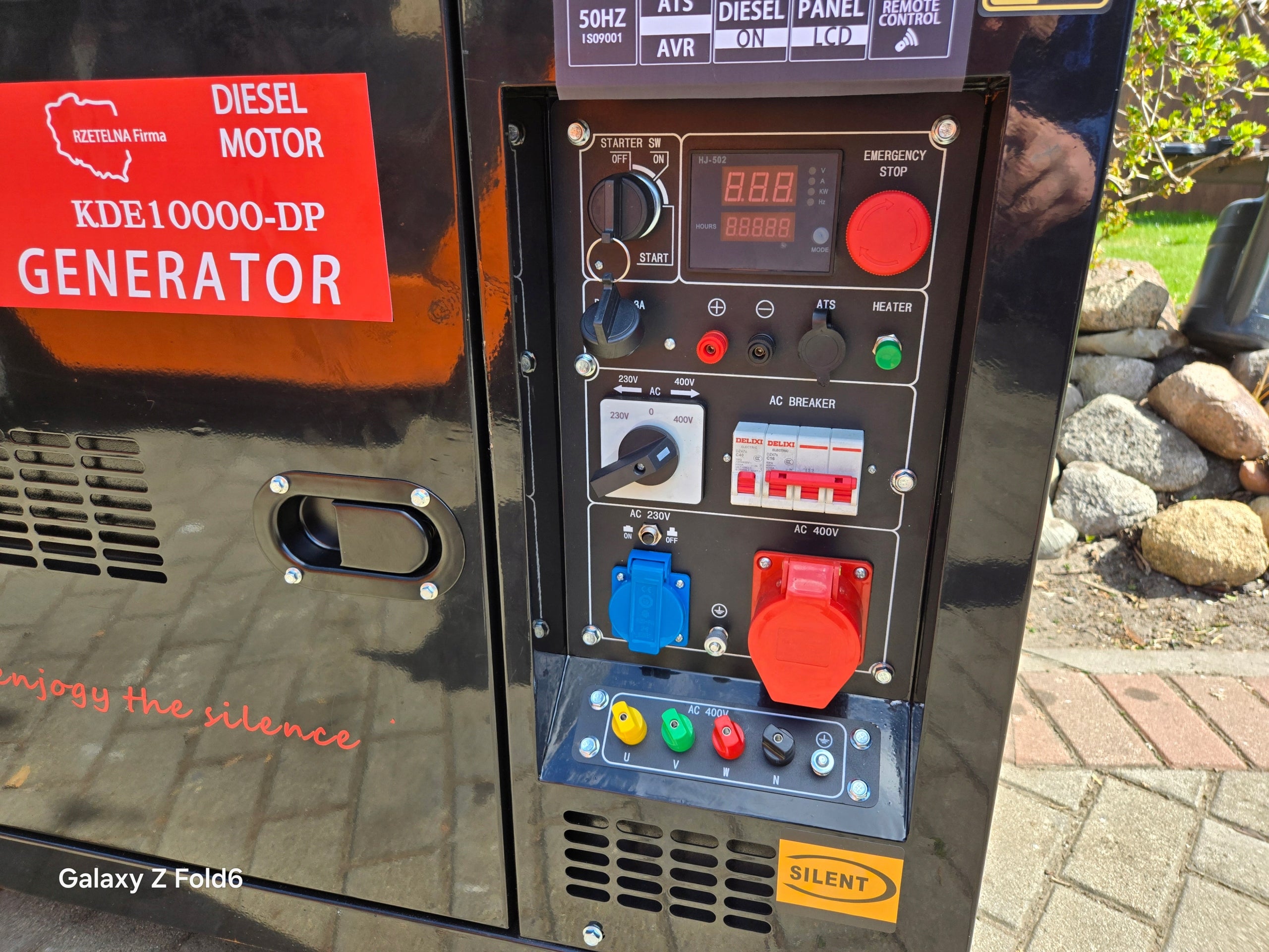 Generator set KDE10000DP portable 11 kVA DUAL POWER Manufacturer code KDE10000DP