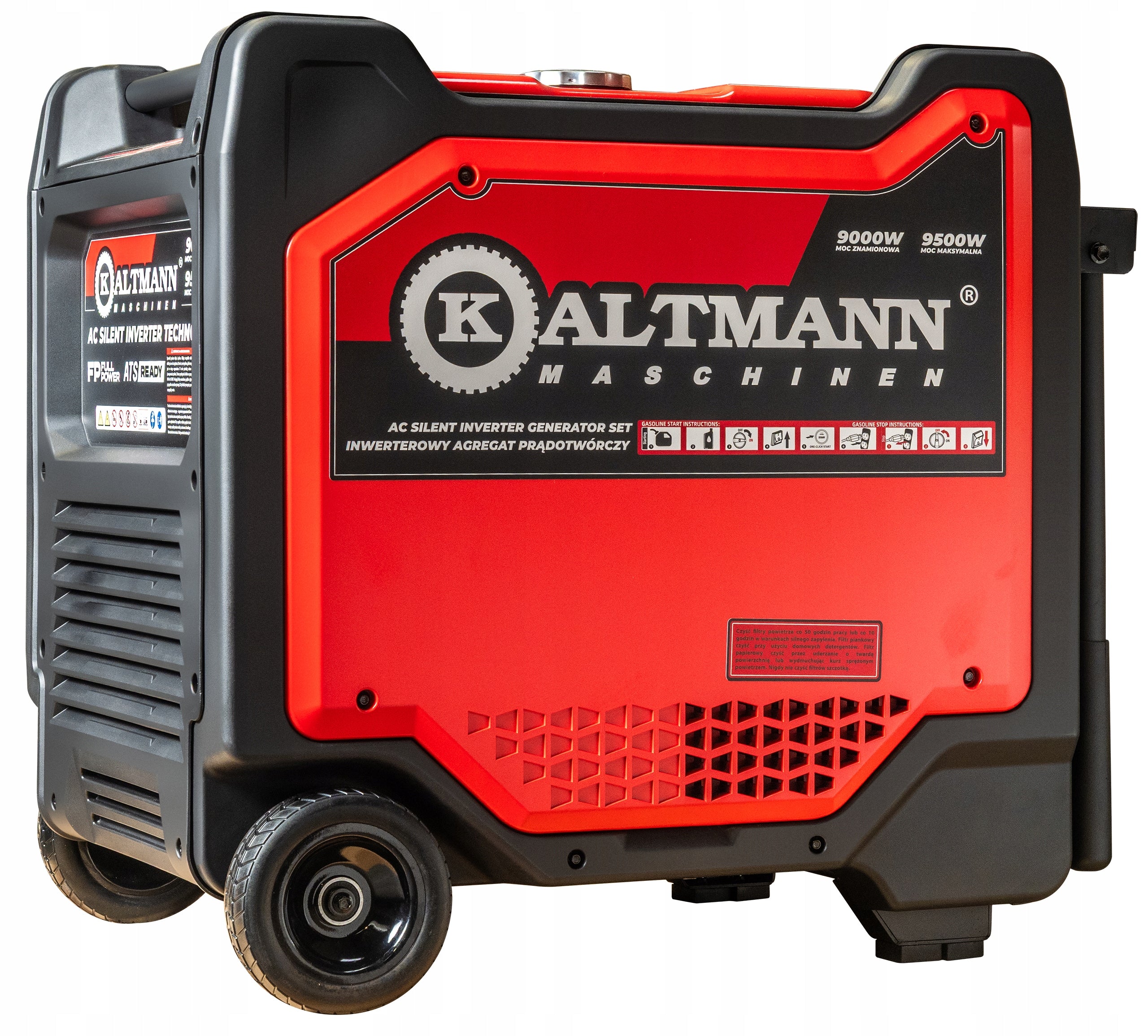 Generator set Kaltmann 9,5kW | 6x FREEBIE OIL! HIT!!! Manufacturer code Agregat prądotwórczy inwerterowy 9kW