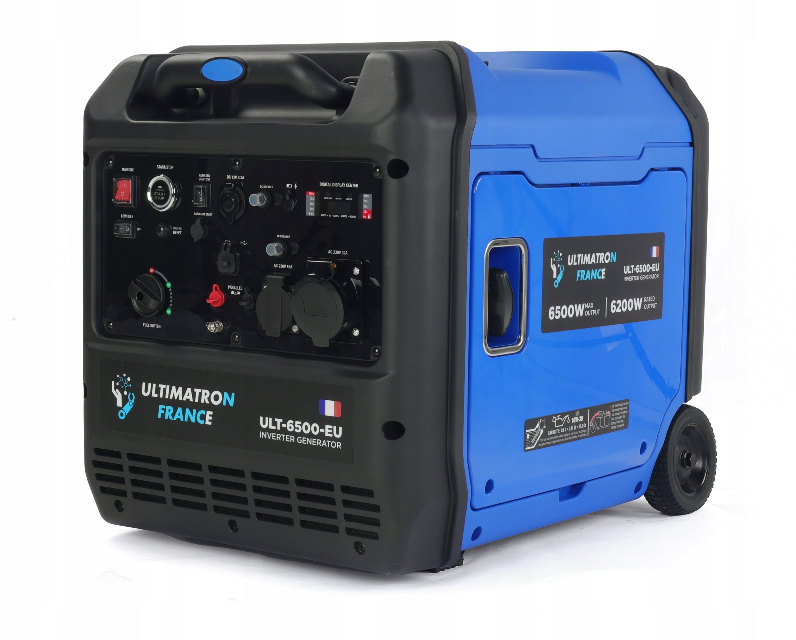 Generator set inverter generator 6,2kW AVR on wheels ULT-6500 Packaging status original