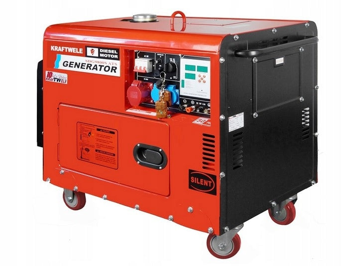 Generator set muted diesel 3 F 9,8KW SDG9800S 3F
