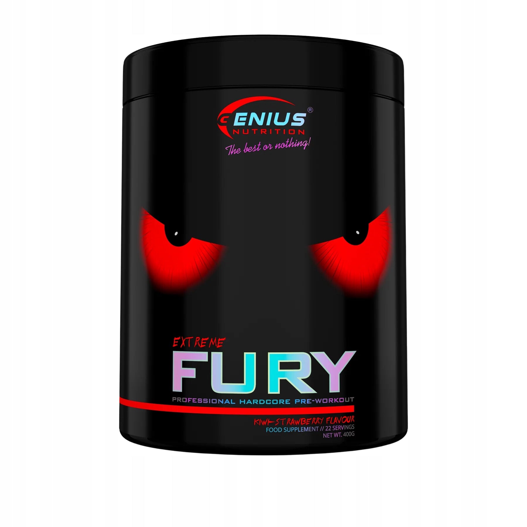 Genius Nutrition Fury Extreme 400g Strong Pre-Workout Pre-Workout Pump
