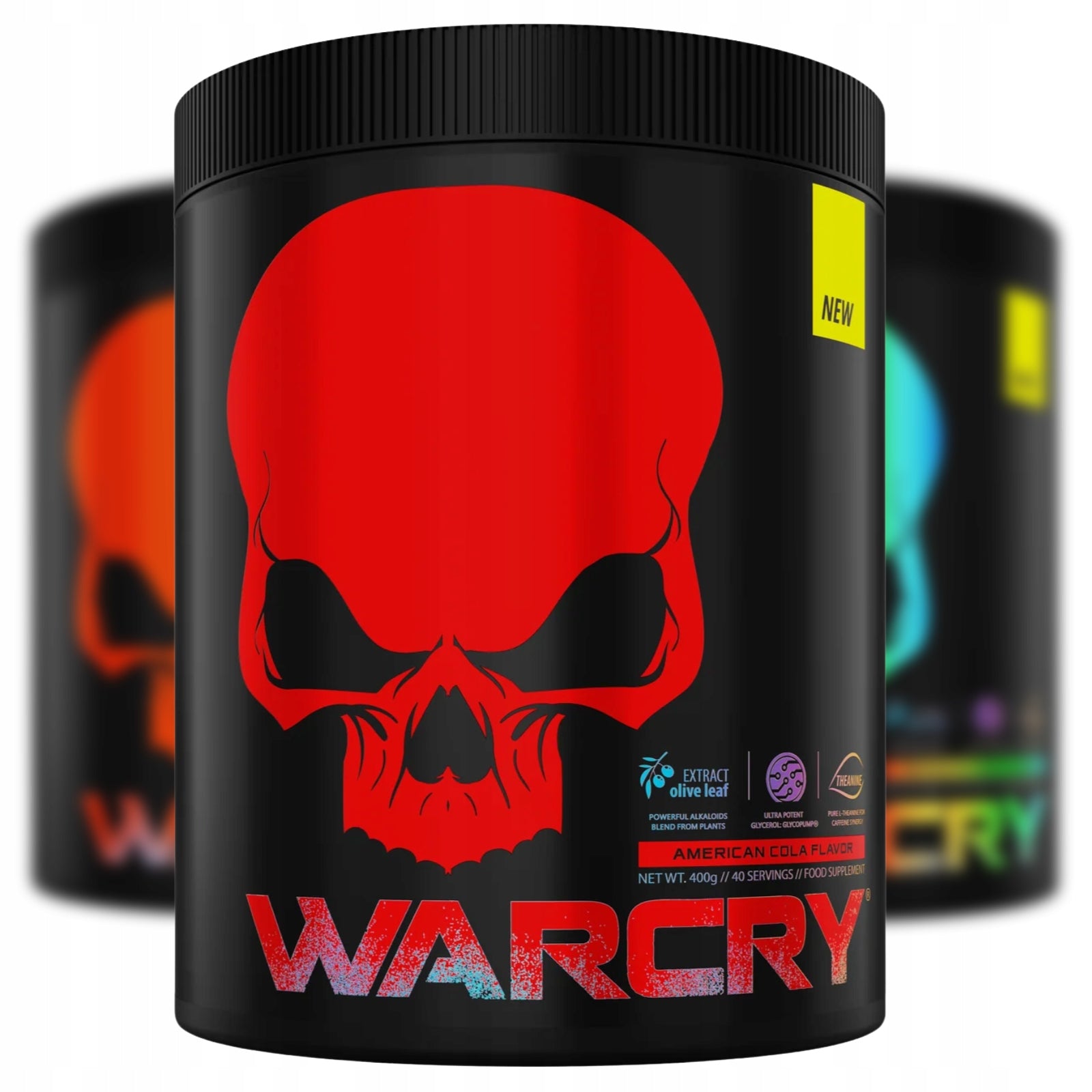 Genius Nutrition Warcry 400g - Pre-Workout Powder - American Cola Flavor Brand Genius Nutrition