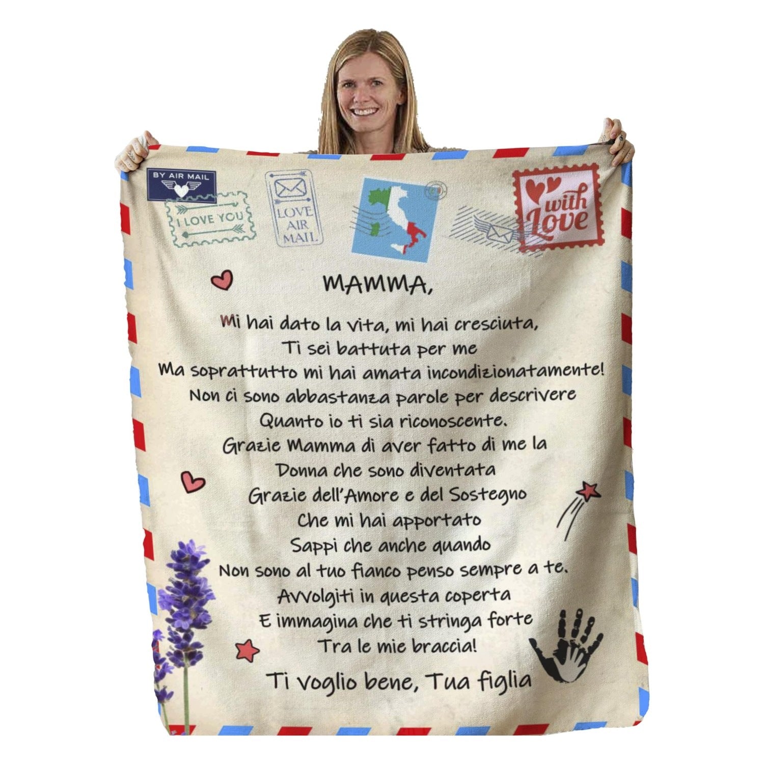 Geper personalized blanket for mom - fleece - 140 x 180 cm