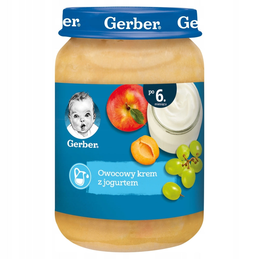 Gerber Dessert Fruit cream with yogurt for babies after 6 months, 190g