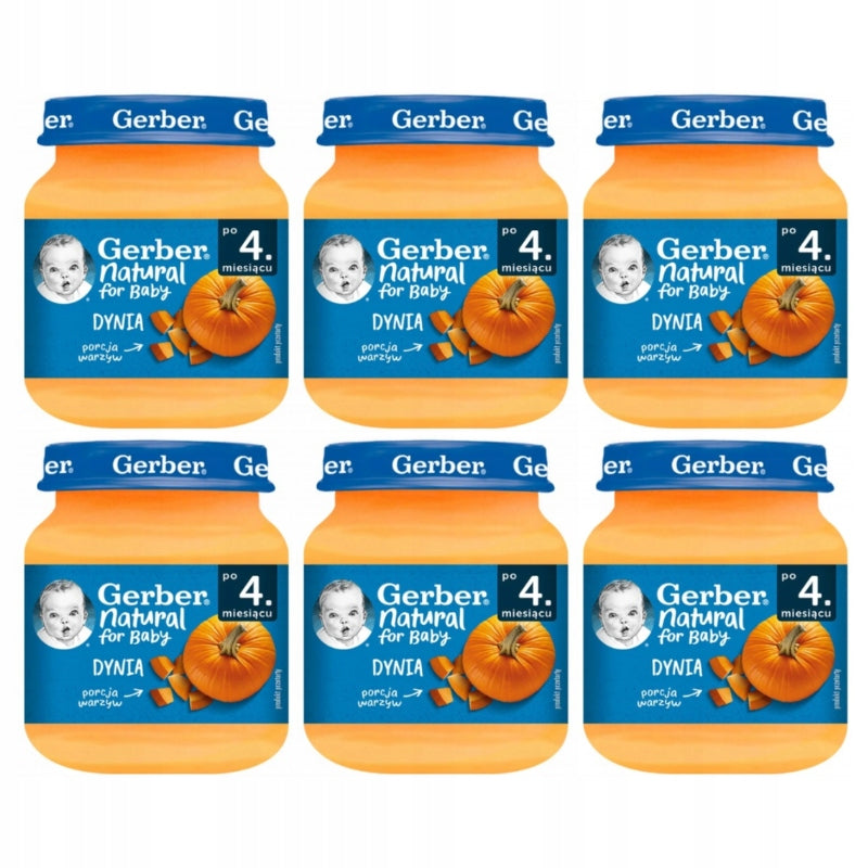 Gerber Infant and Baby Lunch Pumpkin Puree from 4 Months Onwards 125 g