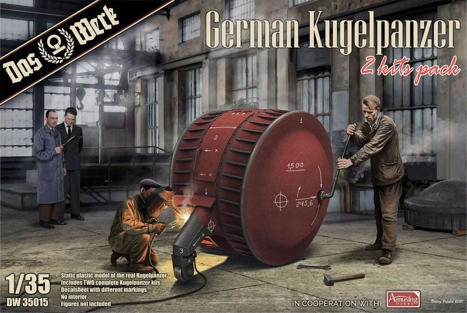 Konstruktorius Das Werk - German Kugelpanzer, 1/35, 35015, 8 m.+