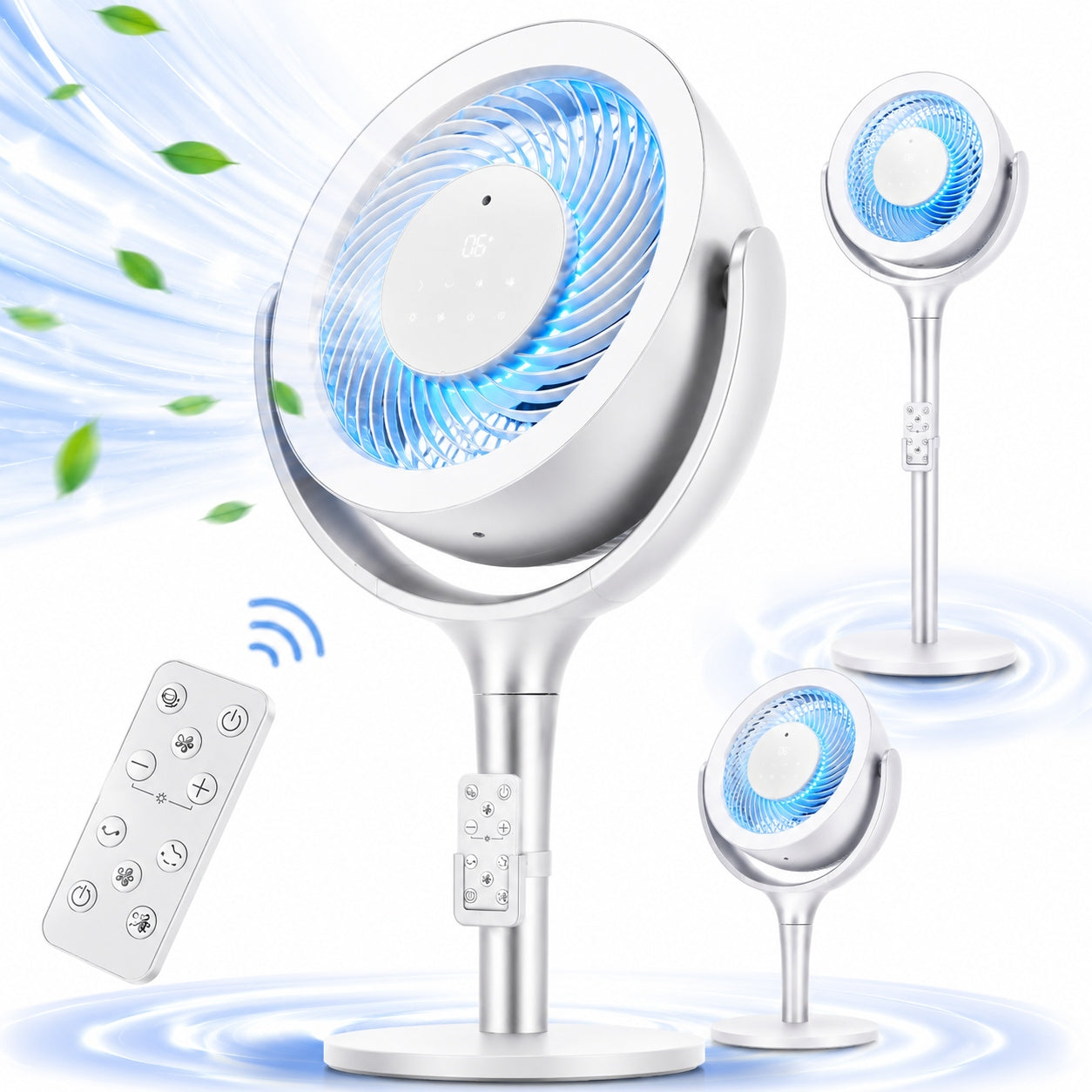 Gesture Controlled Fan HL-WP-03 with 12 Degree Remote Control