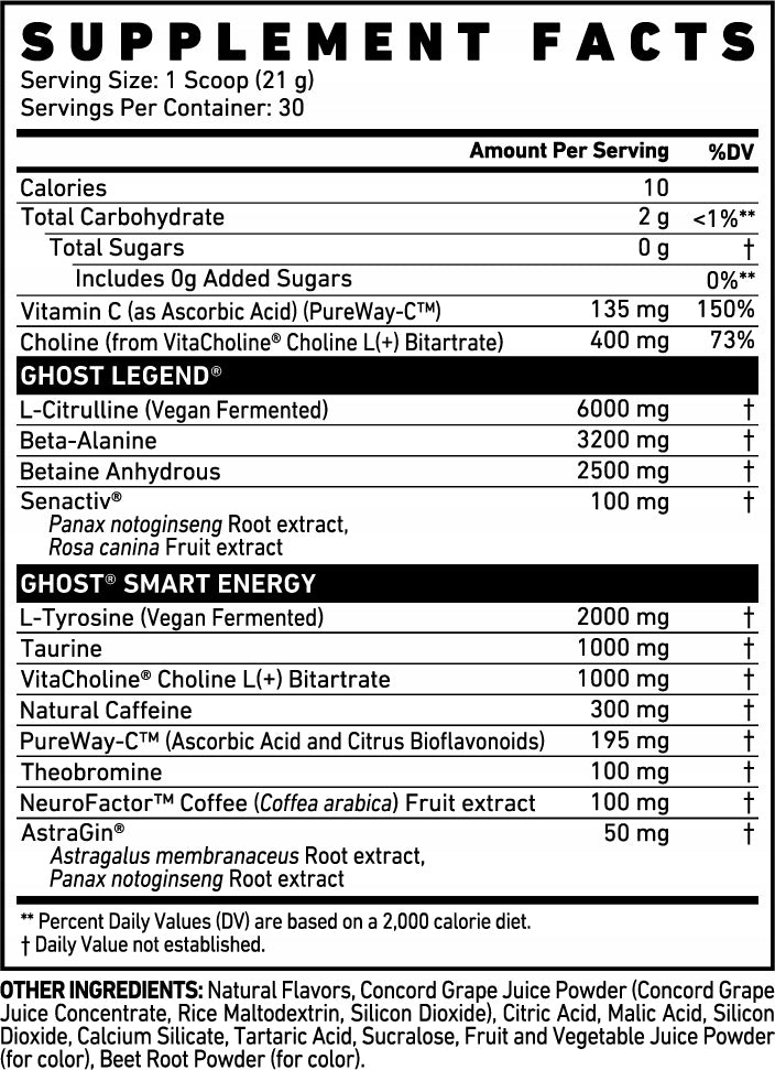 Ghost Legend V4 | Warheads | Sour Watermelon | 30 servings | Pre-workout Expiration date at least 1 year from the date of purchase
