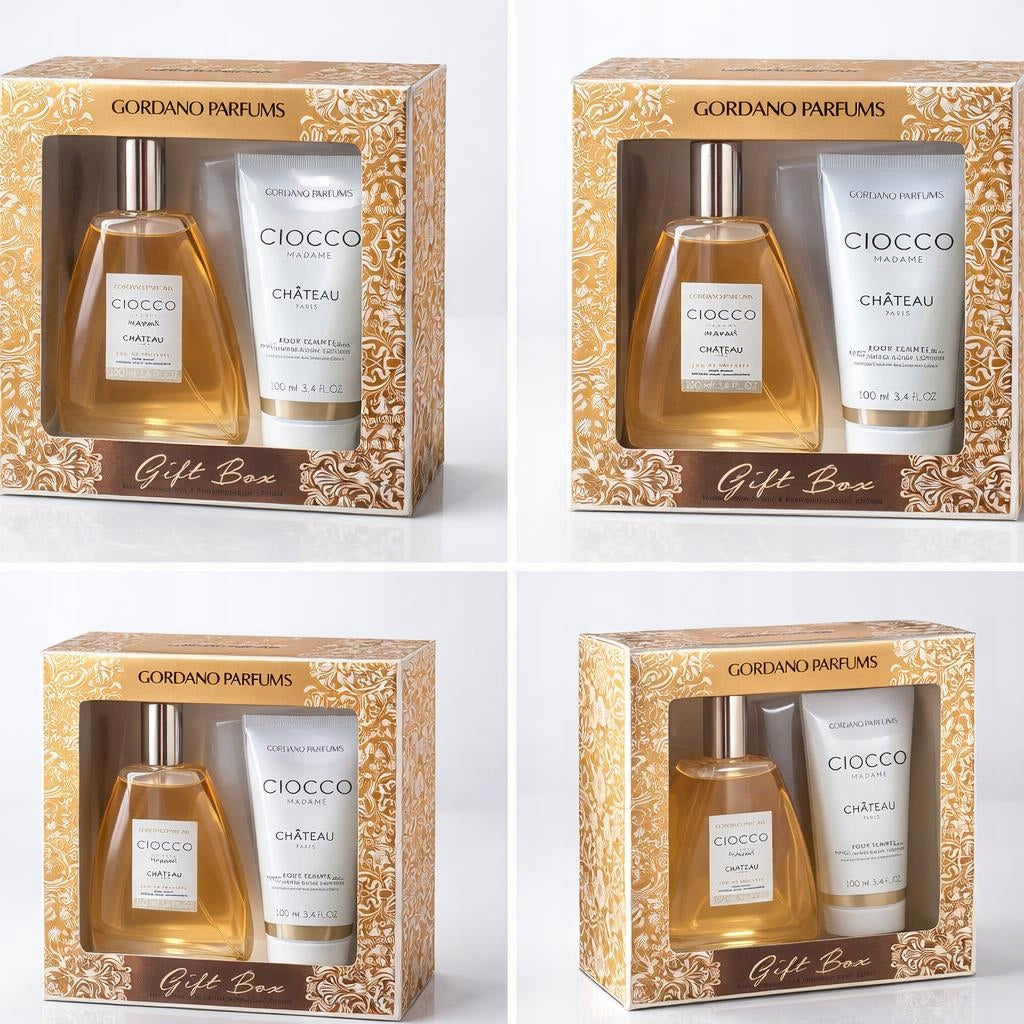 Gift Box Set Gordano Parfums Ciocco Madame Château EDT 100ml + lotion Brand Gordano Parfums
