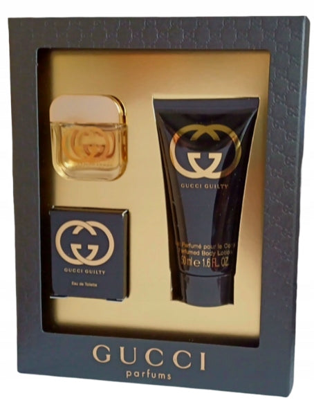 Gift Set Gucci Guilty Eau de Toilette 5ml + Body Lotion 50ml Brand Gucci