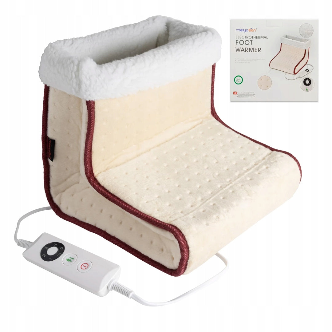 Gift for Grandma Grandpa Foot Warmer Electric Shoe with Remote Control 90W