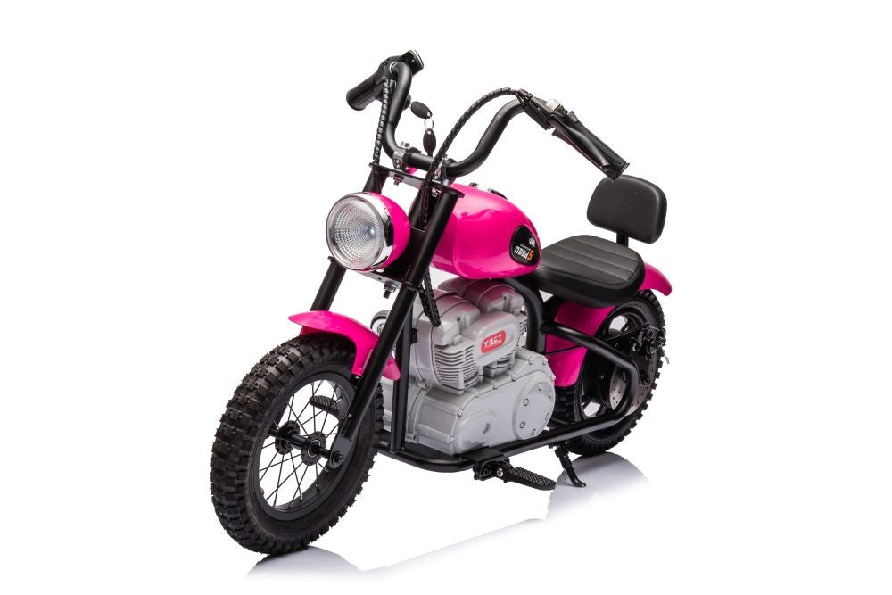 Gift for child electric motor 36V pink 1 pc. Maximum speed 7 km/h