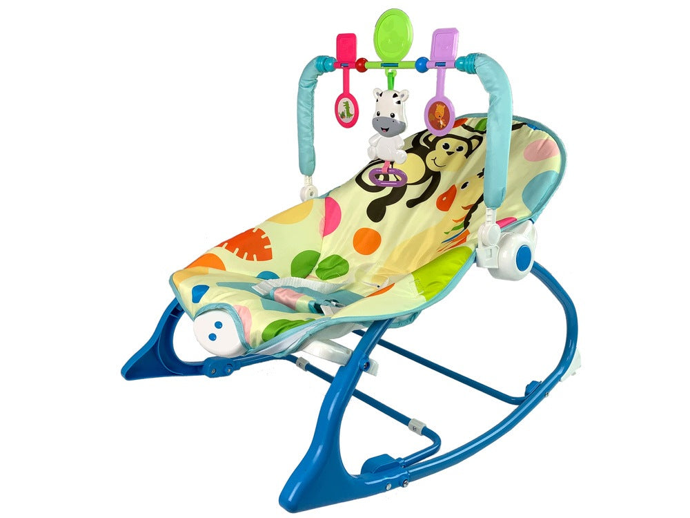 Gift for newborn rocker toy seat and zebra music Length 71 cm