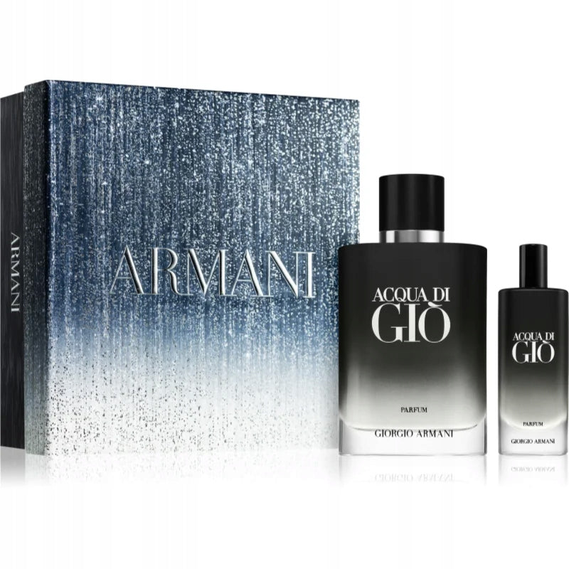 Gift set Giorgio Armani Acqua Di Giò Parfum 100 ml + 15 ml fresh,