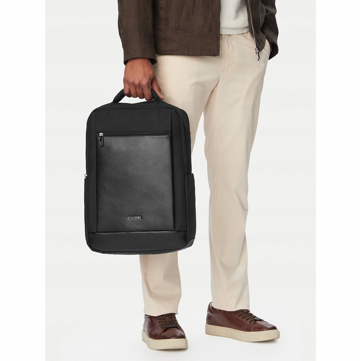 Gino Rossi Men's Travel Backpack Black 5907964105398