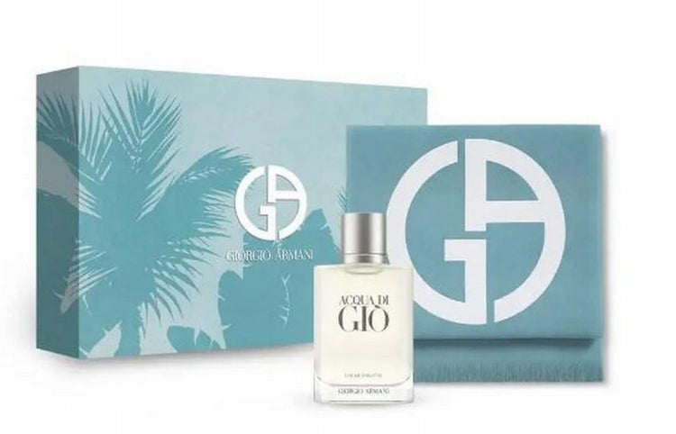 Giorgio Armani Acqua di Gio eau de toilette EDT 100 ml + Towel Set Packaging status original